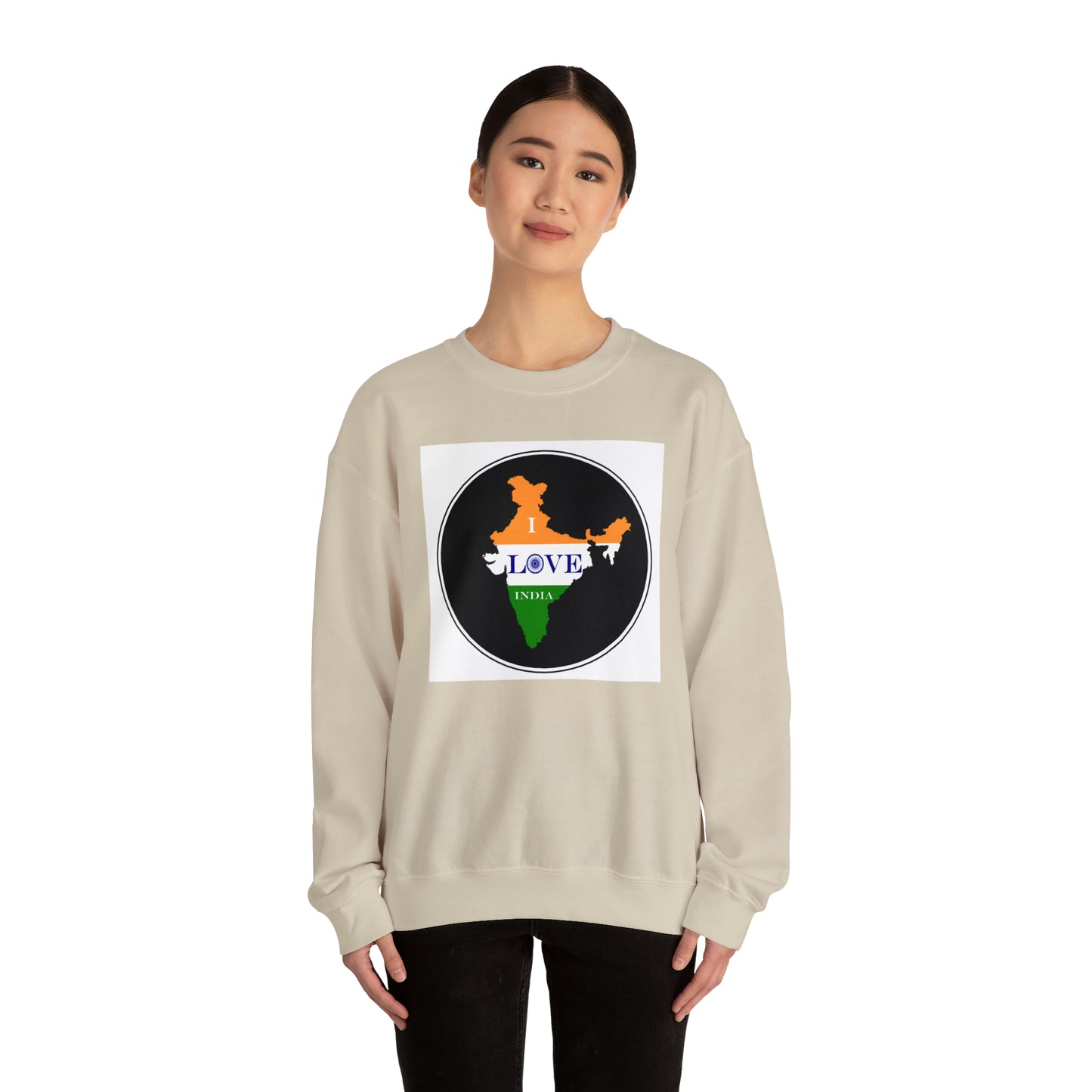 Unisex Heavy Blend™ Crewneck Sweatshirt - I Love India