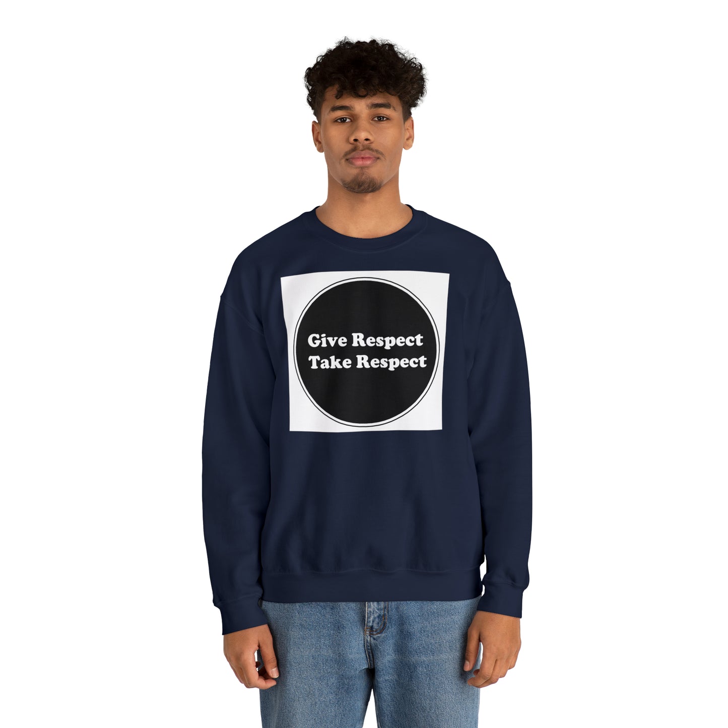 Unisex Heavy Blend™ Crewneck Sweatshirt - Give Respect Take Respect