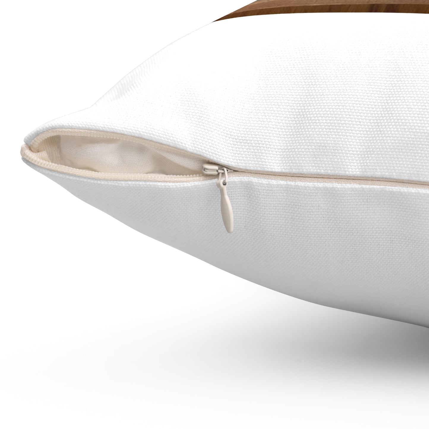 Spun Polyester Square Pillow - Be The Change You Wish To See In The World