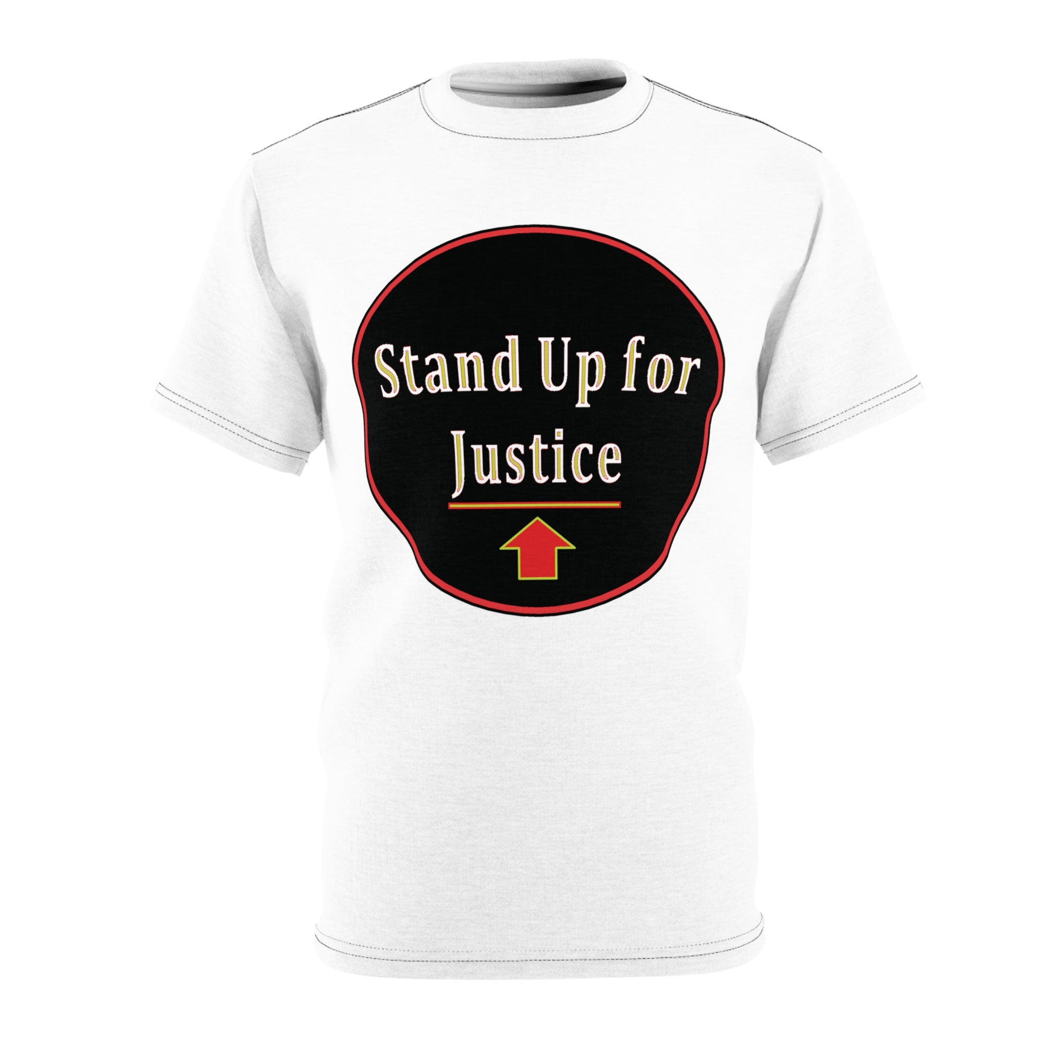 Unisex Cut & Sew Tee (AOP) - Stand Up for Justice