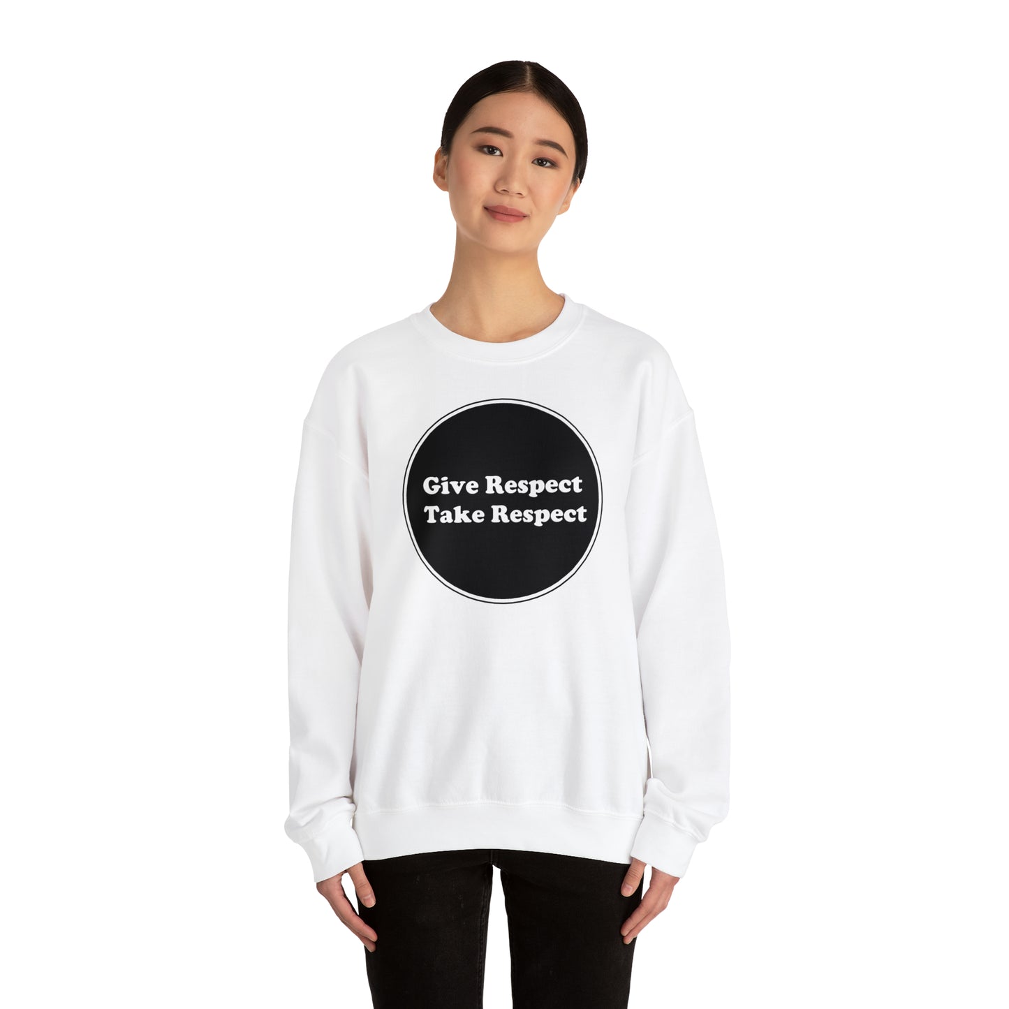 Unisex Heavy Blend™ Crewneck Sweatshirt - Give Respect Take Respect