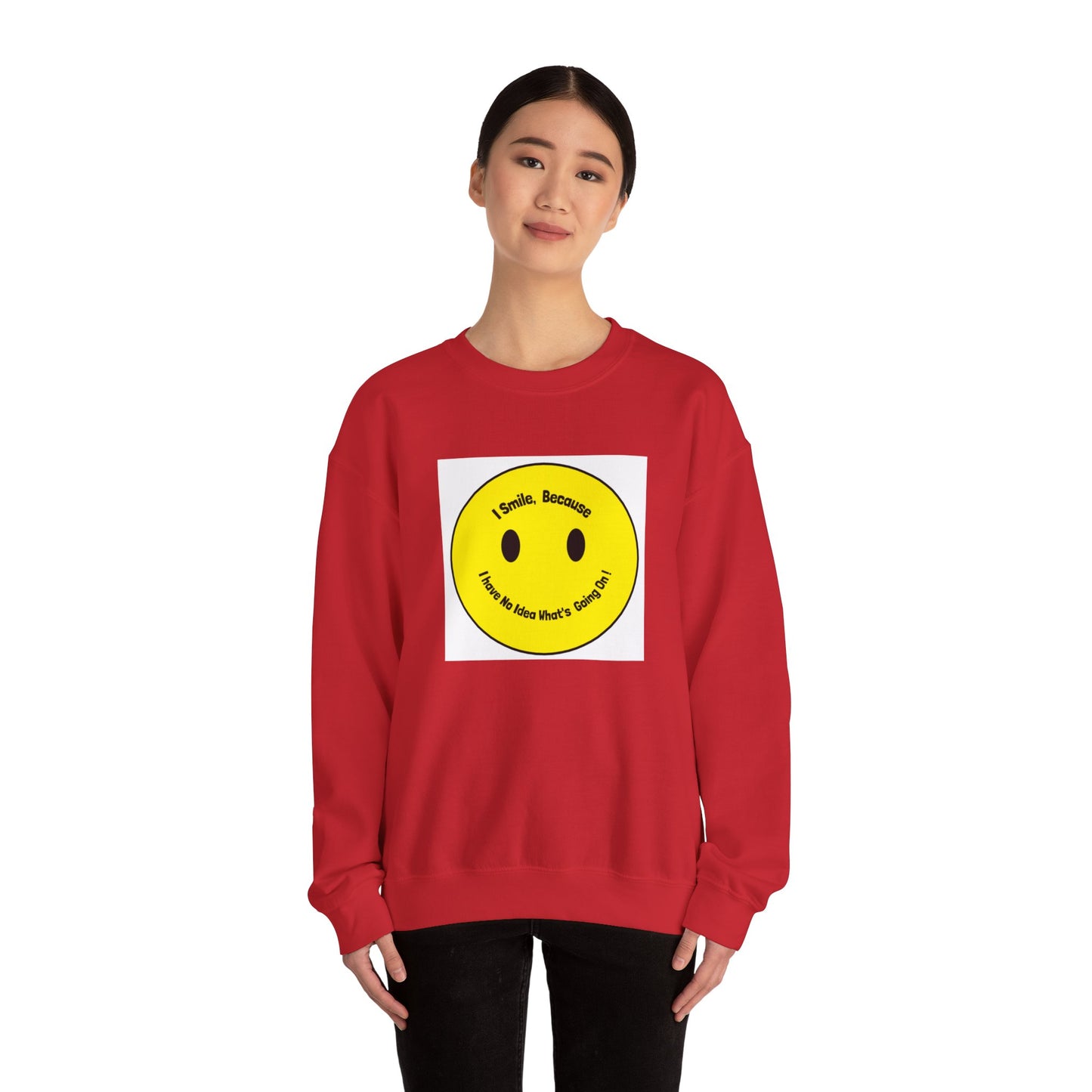 Unisex Heavy Blend™ Crewneck Sweatshirt - I smile