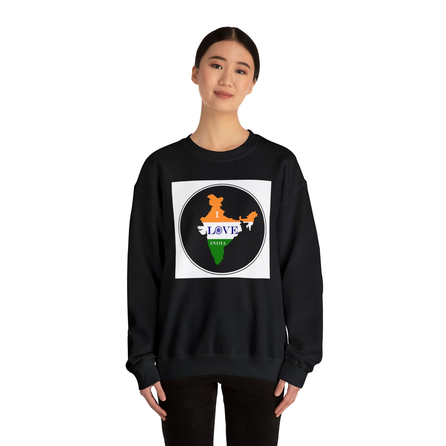 Unisex Heavy Blend™ Crewneck Sweatshirt - I Love India