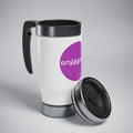 Stainless Steel Travel Mug with Handle, 14oz - Tamil Wishes