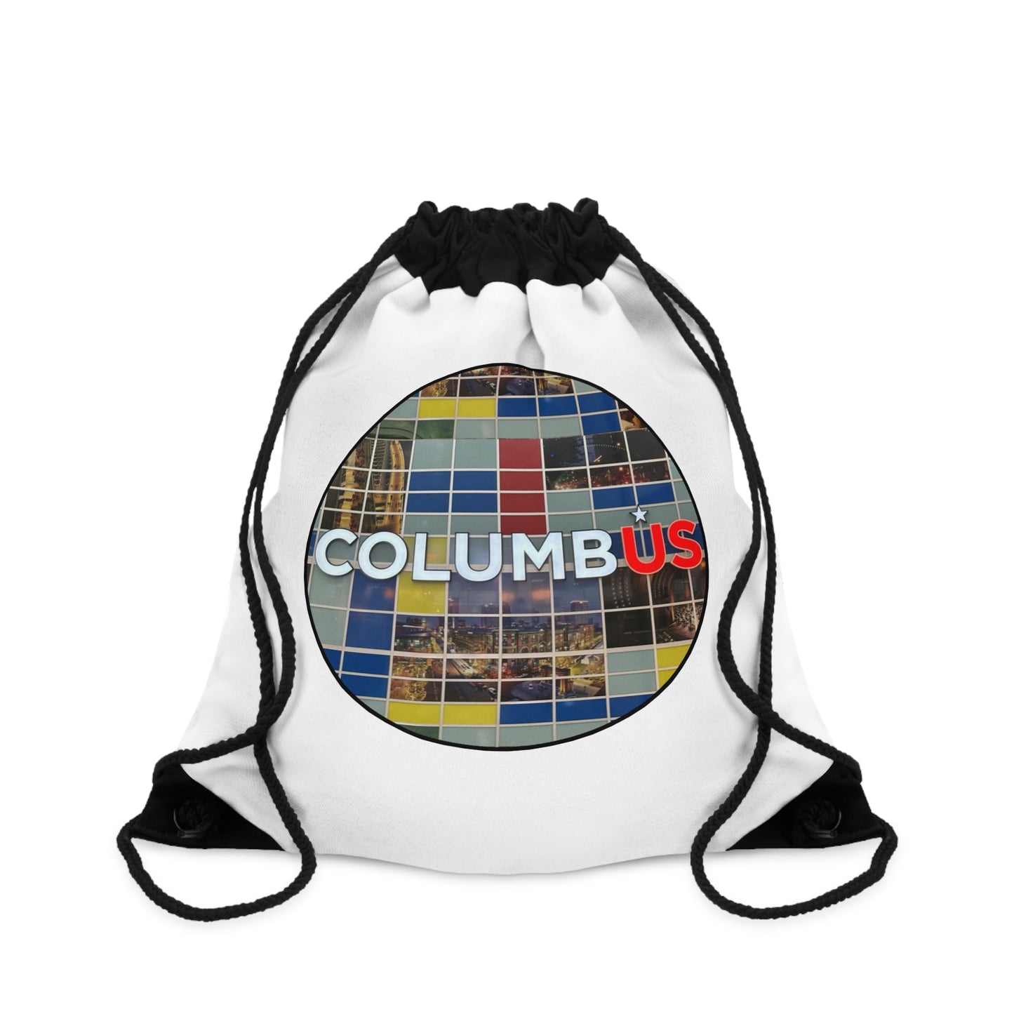 Drawstring Bag with City name Columbus