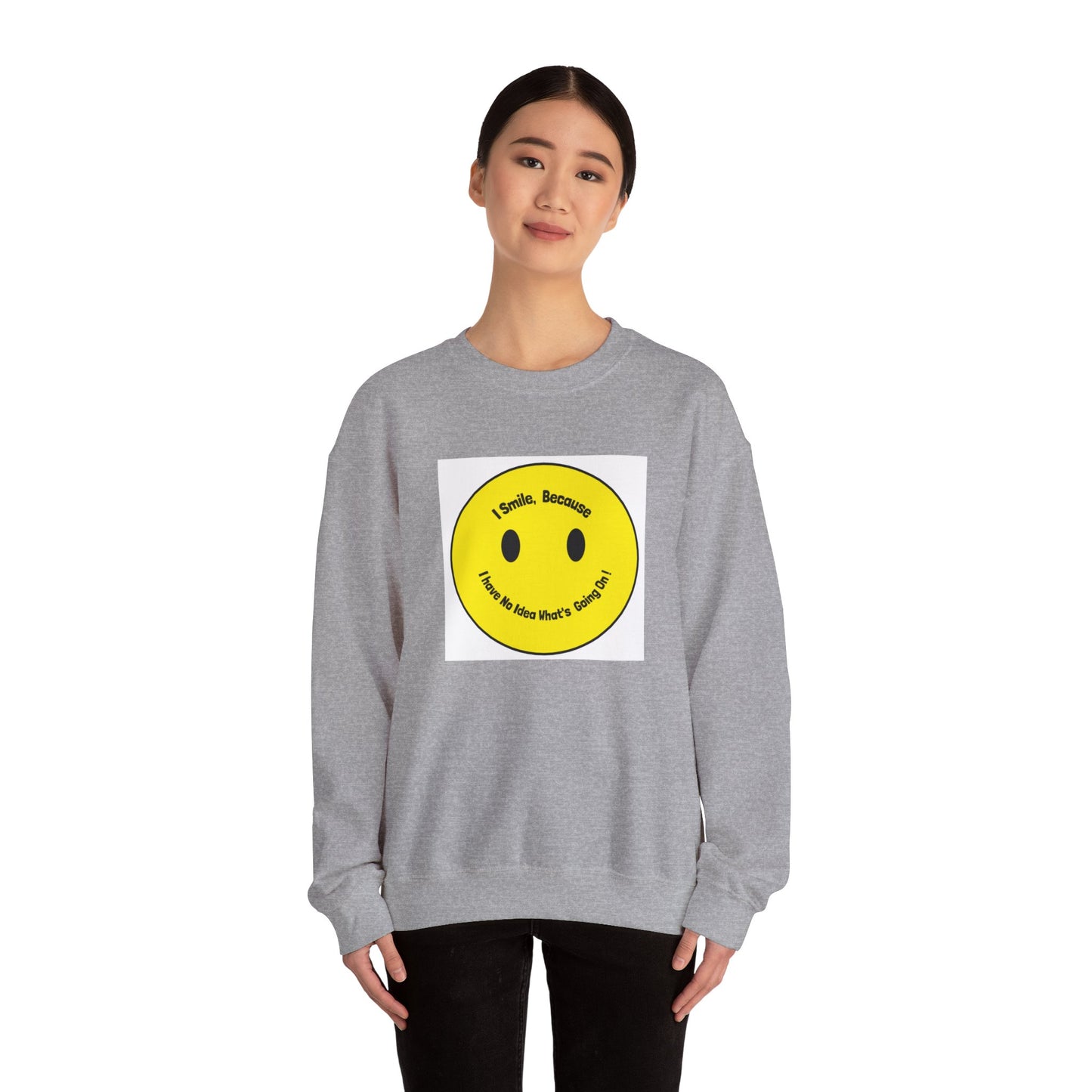 Unisex Heavy Blend™ Crewneck Sweatshirt - I smile