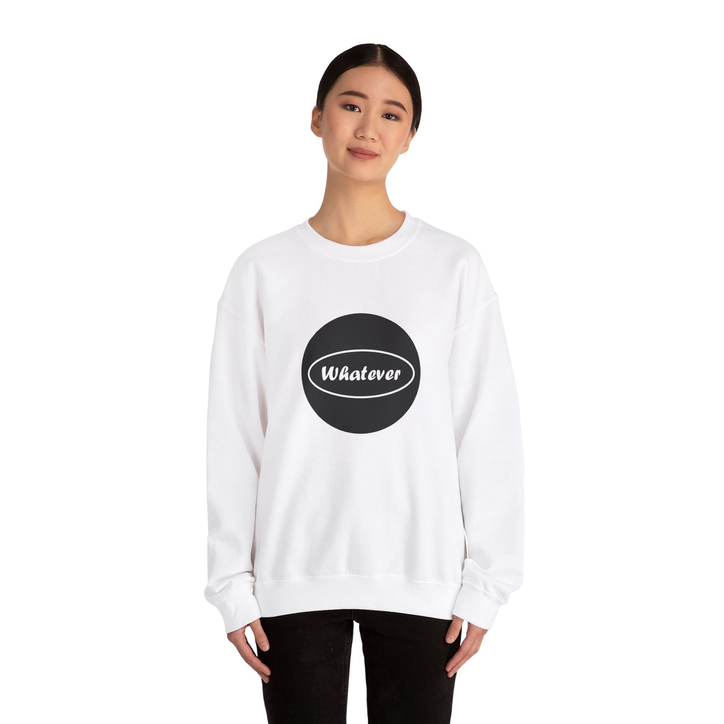 Unisex Heavy Blend™ Crewneck Sweatshirt - with Unique Caption 'whatever'