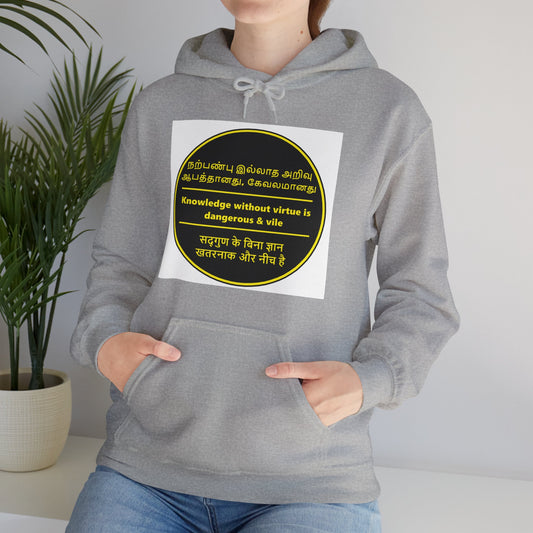 Unisex Heavy Blend™ Hooded Sweatshirt - Knowledge without Virtue is dangerous