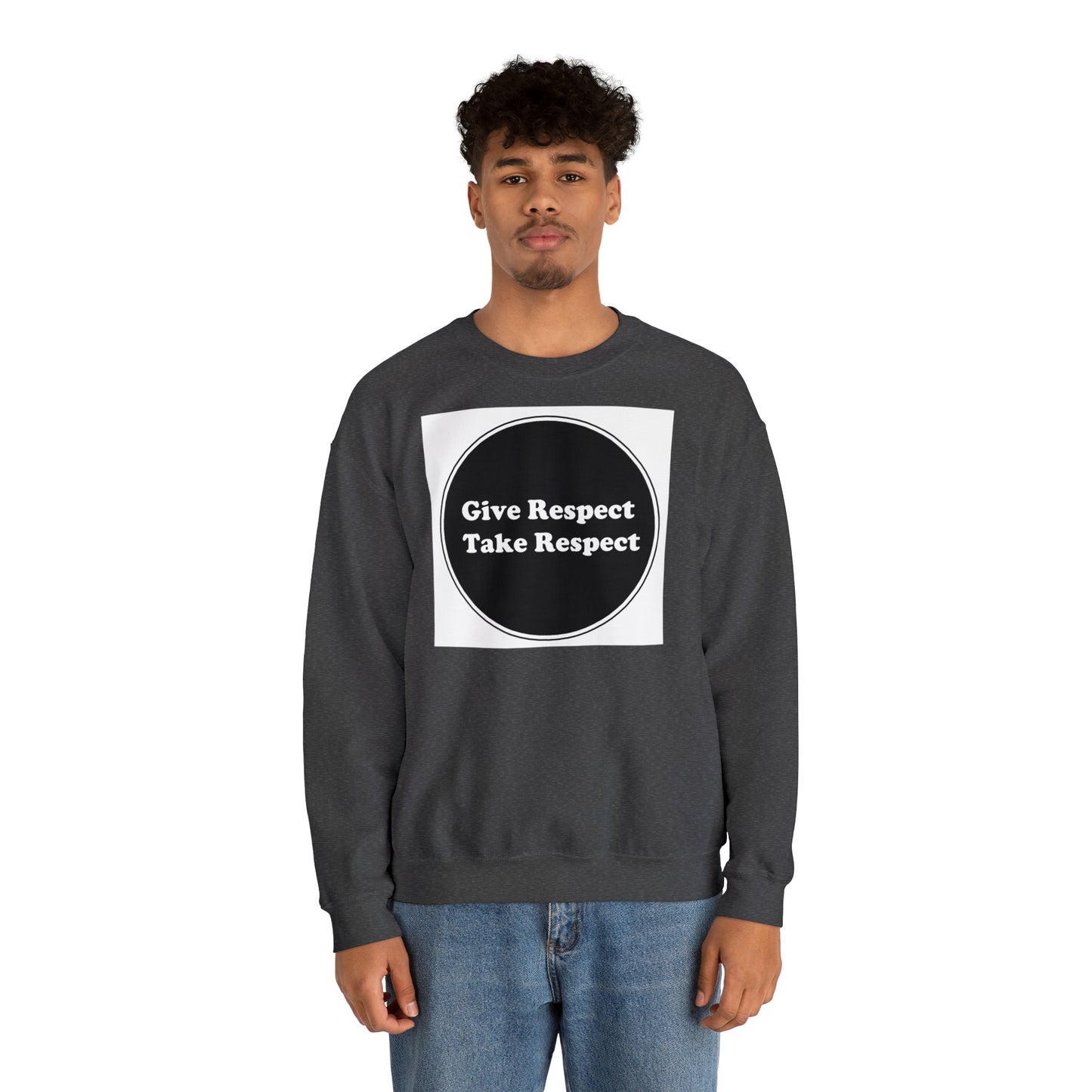 Unisex Heavy Blend™ Crewneck Sweatshirt - Give Respect Take Respect