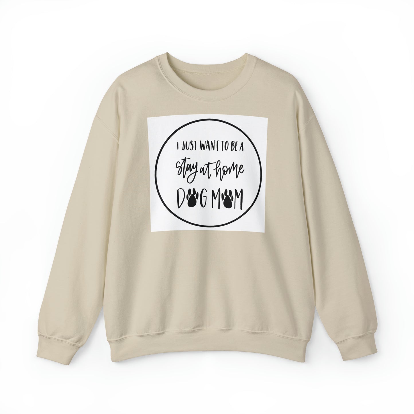 Unisex Heavy Blend™ Crewneck Sweatshirt - Stay Home Dog Mom