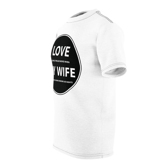 Unisex Cut & Sew Tee (AOP) - I Love My Wife