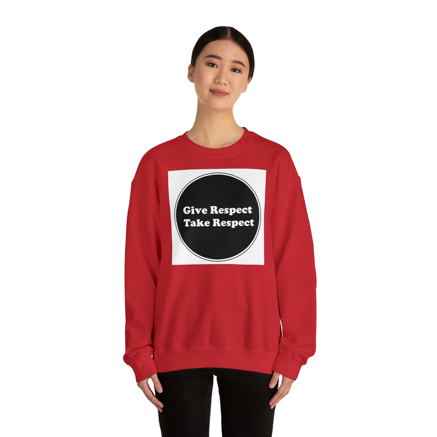 Unisex Heavy Blend™ Crewneck Sweatshirt - Give Respect Take Respect