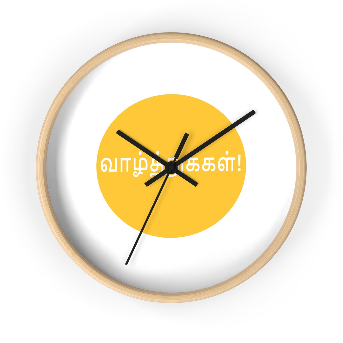 Wall Clock - Wishes in Tamil