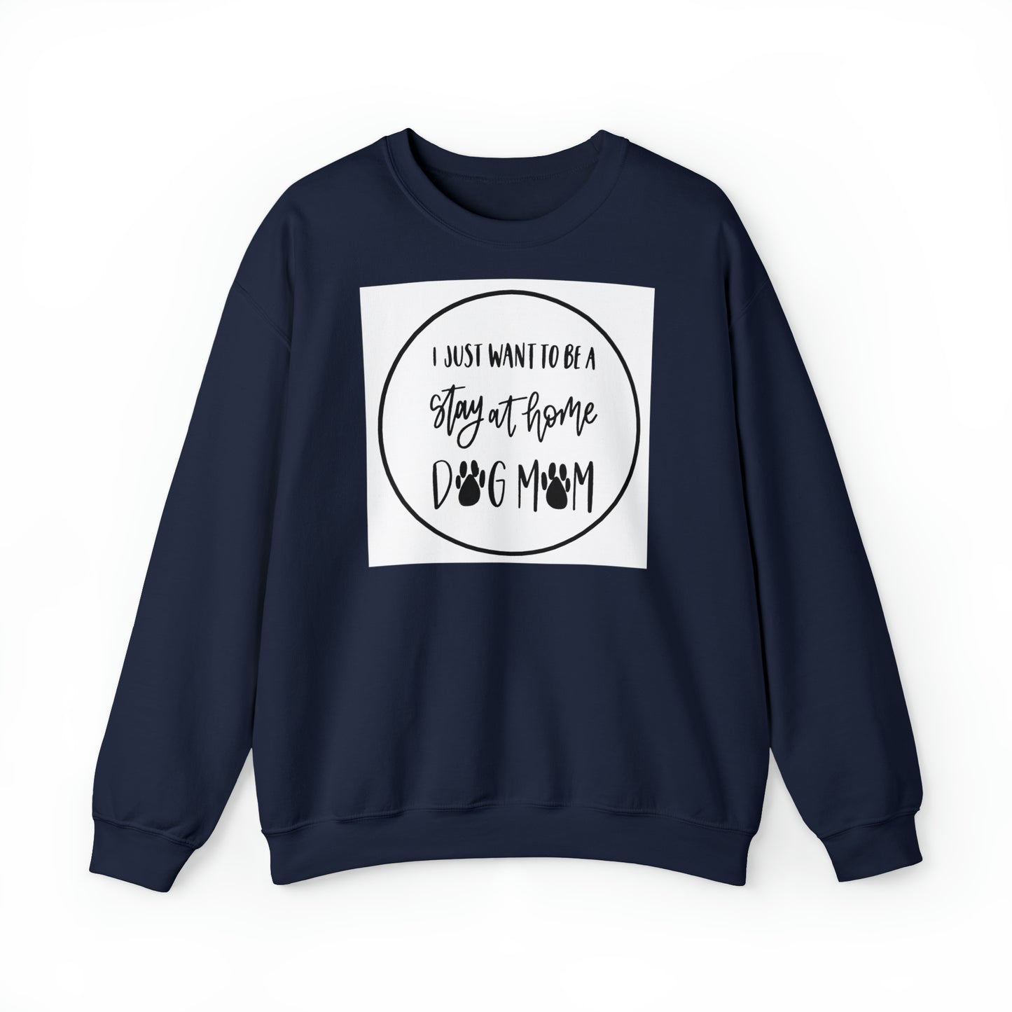 Unisex Heavy Blend™ Crewneck Sweatshirt - Stay Home Dog Mom