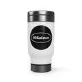 Stainless Steel Travel Mug with Handle, 14oz - whatever